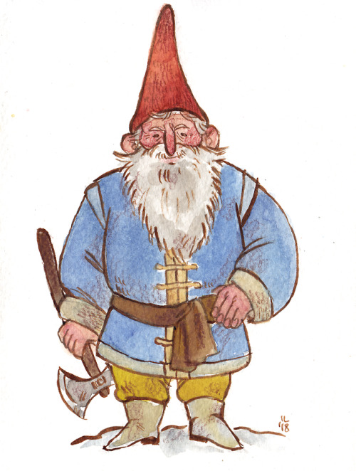 cornflakesdoesart:haiku-robot:cornflakesdoesart:Some manó or gnomes. My fascination and knowledge of them comes from the