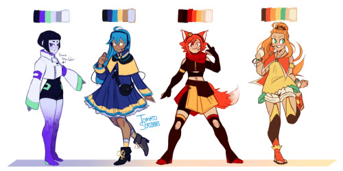 on a nostalgic vocaloid kick, wanted to give a handful of my old fanloid/wannabe utaus a full design