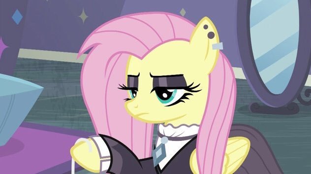 rarityismywaifu: Goth Fluttershy the only version of Fluttershy that matters!
