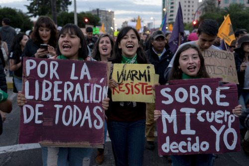 Protestas del 8 de marzo de 2019 en Quito, Ecuador. instagram / vsco / tumblr 