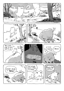 jordanmello:  A short comic about a Frog and a Troll. 