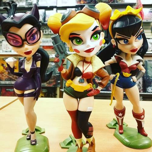 The ladies all together. #dcbombshells #harleyquinn #wonderwoman #catwoman