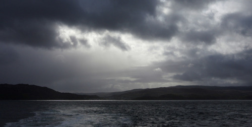 A moody sky over Tarbert, Loch Fyne at the weekend.