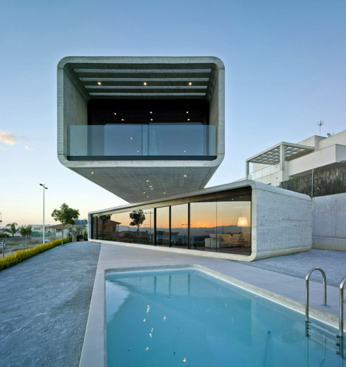 Crossed House by Clavel Arquitectos via ArchDailyMore archi here.