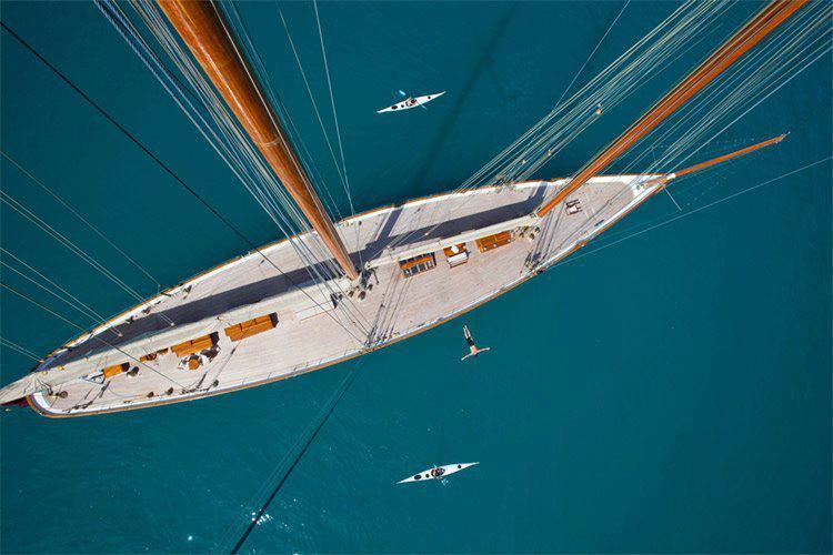 boatporn:  to-be-art:  Sail Away  Schooners and kayaks, I like it. 