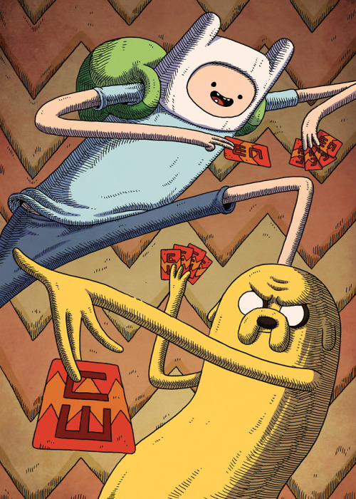 Adventure Time: Complete Collection DVD set illustrations by BG designer Matt Houston