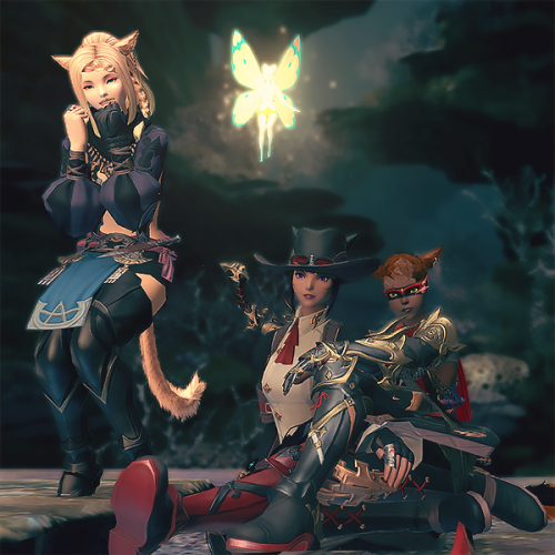 Raid night girls.@tsubi-uru @snurbleberry