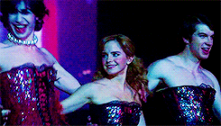 lordharrypotter:  Touch-a toucha touch-a touch me, I wanna be dirty. Thrill me chill me fulfil me. Creature of the night. ♪ 
