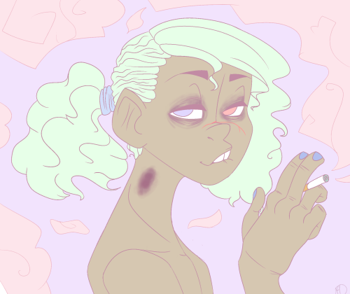 ask-slt-pyro:// This is a pastel nightmare of a sketch gone wrong but hey at least it looks pretty g