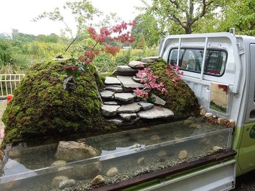 archatlas: Mini Gardens on the Move: Japanese Landscapers Transform Truck Beds Into Bucolic Worlds&n