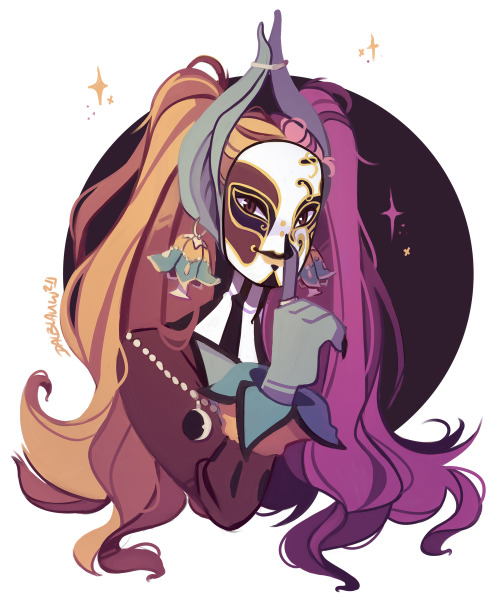 Whimsy for Piruneito (twitter), loved working on the hairCommission Info