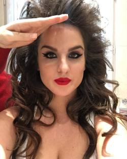 Well they both are really the best!!!! Hair: @cherciualina  Make- Up: @janetdoman  I am more than happy with all the looks!  #fotd #makeup #bighair #redlips by seliniangelini