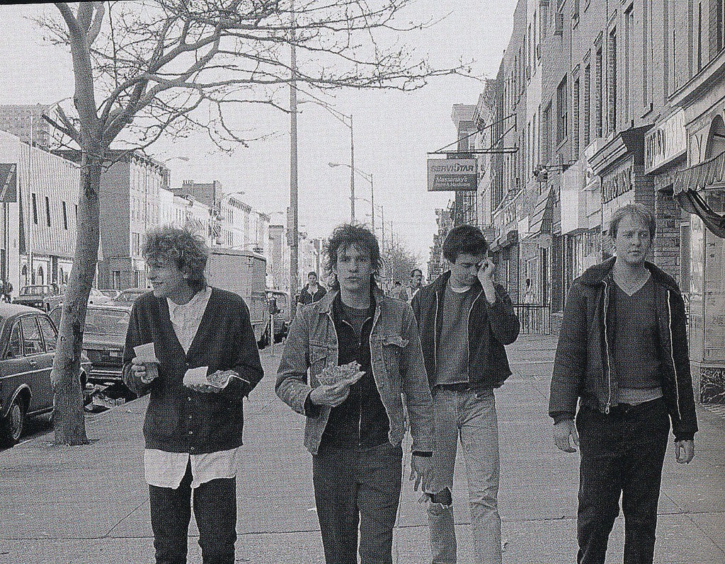 onlytheyoungdieyoung:  The Replacements in Hoboken, New Jersey, 1983  So soon &hellip;&hellip;