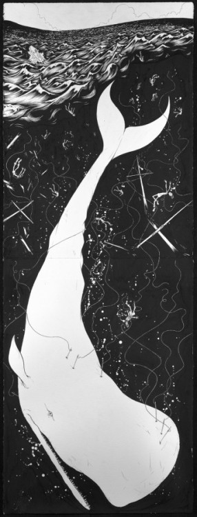 Illustration for Melville&rsquo;s Moby Dick by Tom Neely