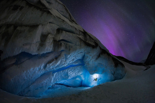 nubbsgalore:  photos by paul zizka (previously featured) climbing glaciers in jasper and banff