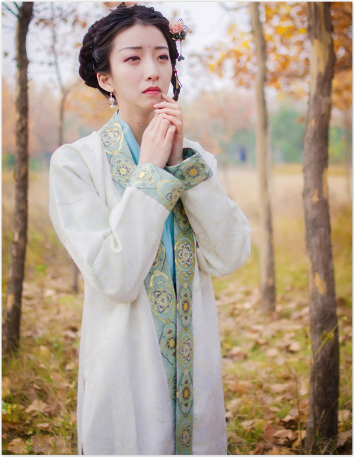 Hanfu in Song dynasty style by 雯子.