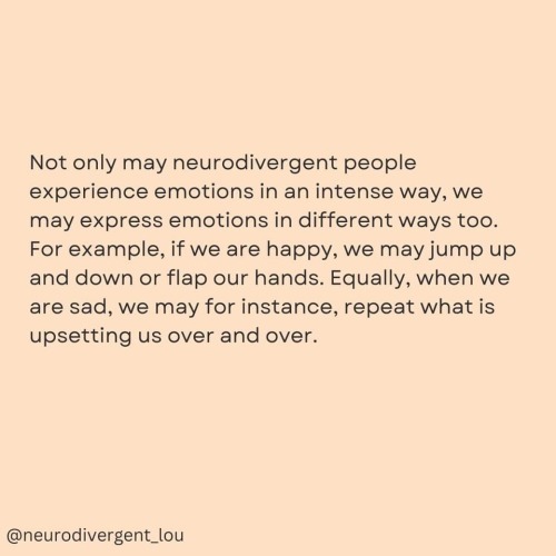 As A Neurodivergent, I Experience A Baseline Of Emotional Dysregulation…