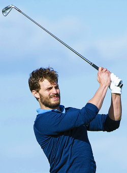 50shades:  Jamie attends Alfred Dunhill Links