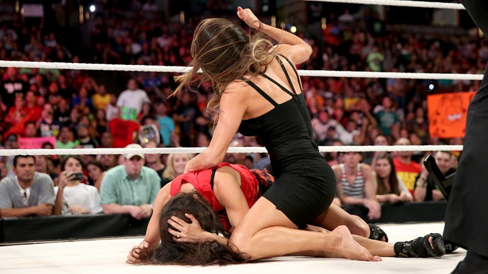 WWE Women 🦃 — Raw Flashback - Brie Bella, Nikki Bella, Jerry