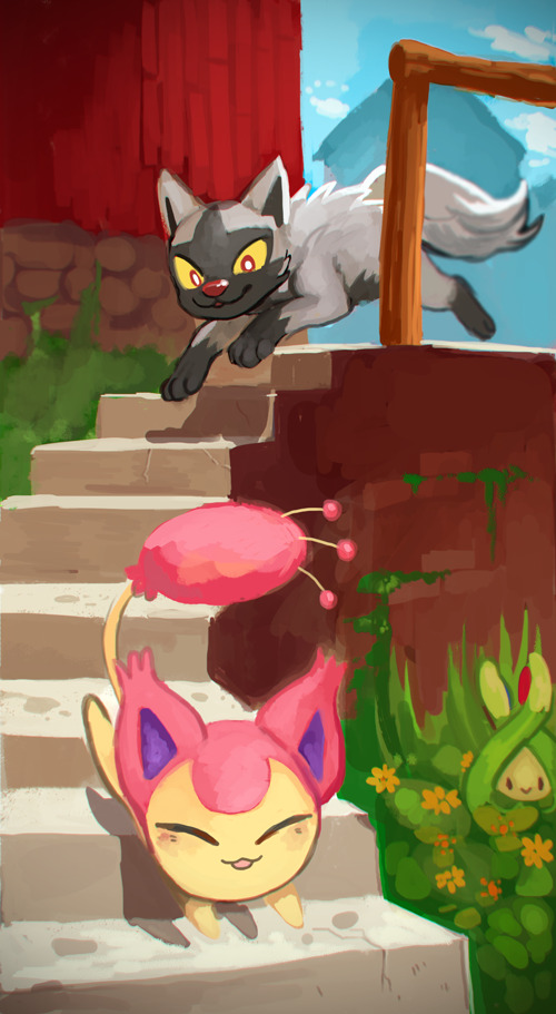 aka: the gem AU blog — sukkanen: ♥ poochyena & skitty ♥