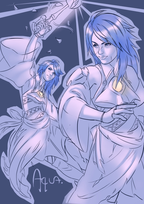 A slightly older, re-wardrobed Master Aqua, if time flowed faster all those years in the realm of Da