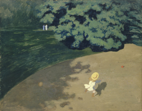 artist-vallotton:Le Ballon, 1899, Felix Vallotton