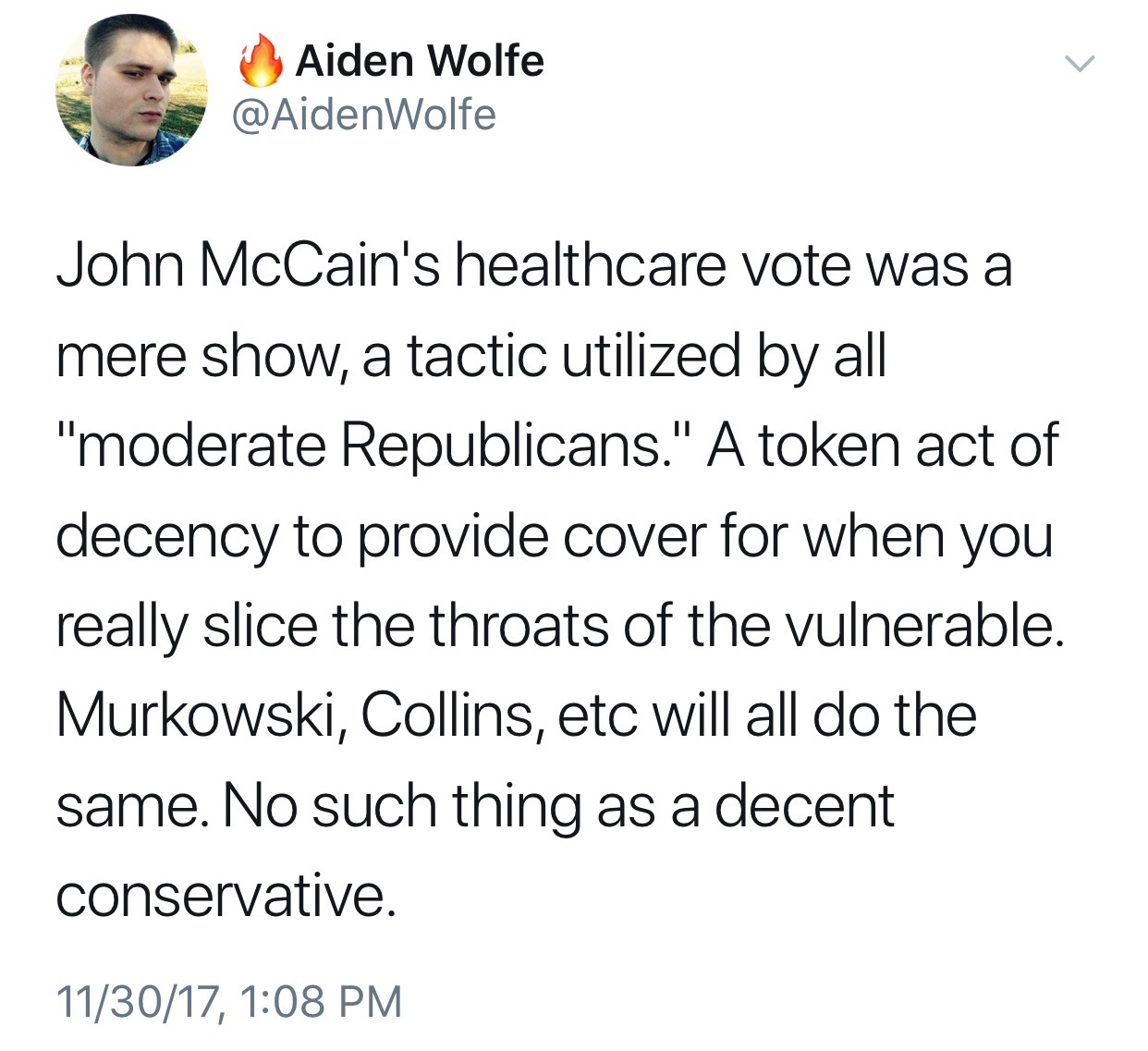odinsblog:  John McCain is human filth. Don’t ever try to tell me he’s a “moderate”