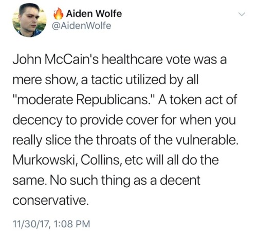 odinsblog:John McCain is human filth. Don’t ever try to tell me he’s a “moderate” Republican, or one