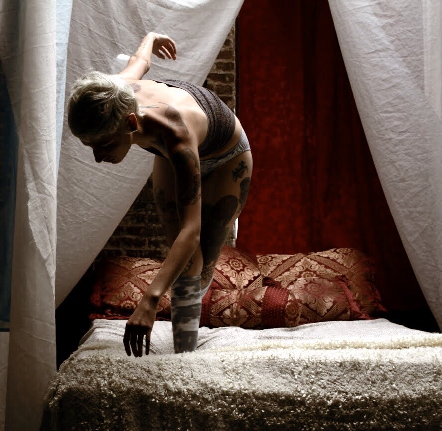 the-spidermonkey:  self portraits 7.5.15 // taken at Atomic Canary