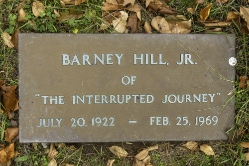 The graves of Betty and Barney Hill, first documented case of alien abductionGreenwood Cemetery, Kin