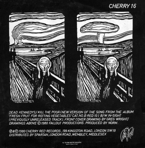 jbinjapan:  Dead Kennedys - Kill The Poor [UK, 1980] 