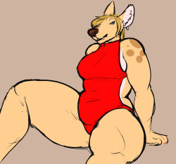 rittsrotts:  thighs yenas jincow and swimsuits huff&lt;3 