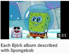 sweetsicks:  you, dumb ass: does a 20 minute long review of a Bjork album, goes in depth about every song, reviews things objectively and critically,me, ultimate smart brain:
