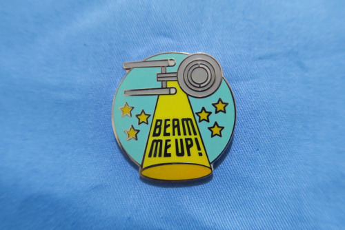 philippageorgiou:star trek ‘beam me up’ enamel pin