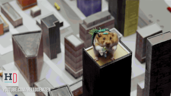 huffingtonpost:  Tiny Hamster Is Back And This Time It’s A GIANT MONSTERCue Godzilla