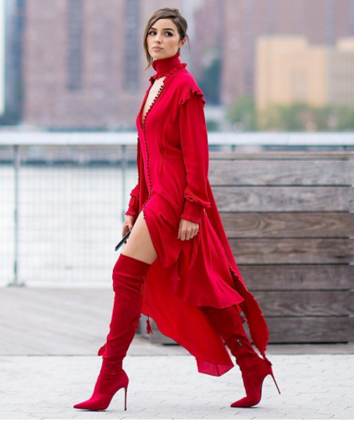 lesilla:  The stunning Olivia Culpo hitting the city streets during these Fashion