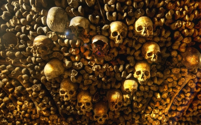 Perfect place for a stroll on All Hallow’s Eve &hellip; the Catacombs of Paris