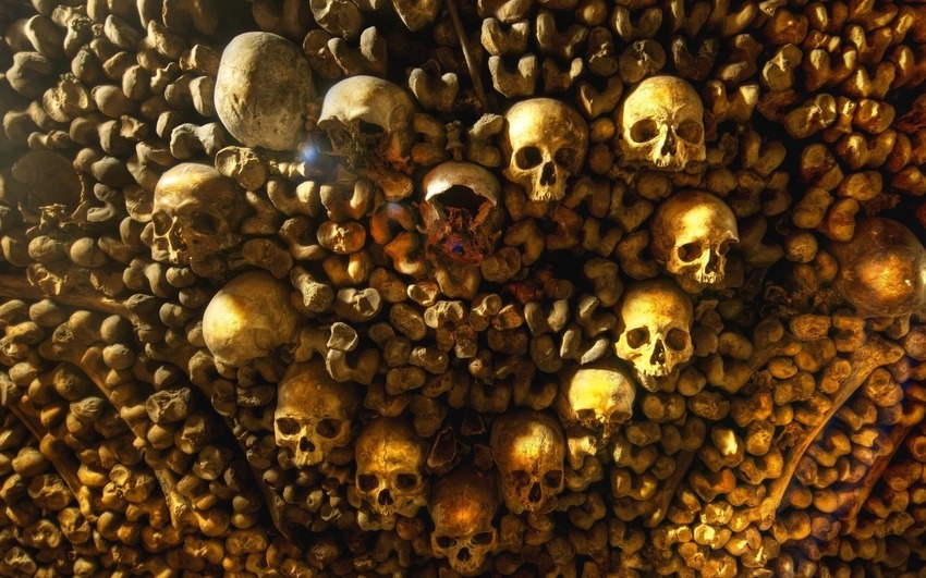 Perfect place for a stroll on All Hallow’s Eve &hellip; the Catacombs of Paris