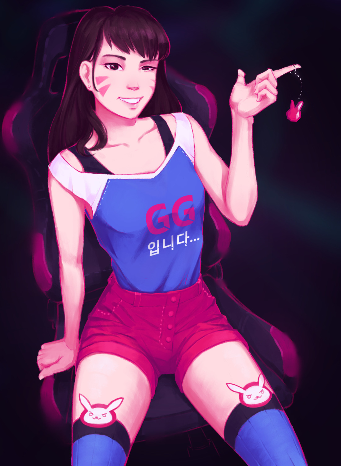 overwatchandchill:    Casual D.Va  