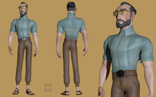 unluckyfortunes: shadowbeneathlondon:Here’s a better look at the fan art model of Justin Pim that I 