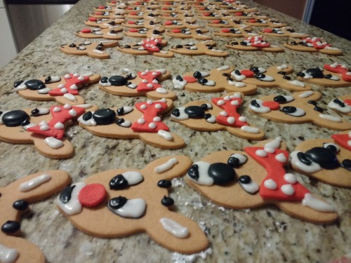 Blondebrainpower:rudolph The Red Nosed Reindeer And Clarice The Doe Sugar Cookies