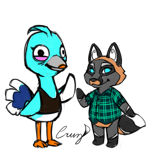 Did a lot of animal crossing doodles for some feel good no worries art time XDthe first couple are m