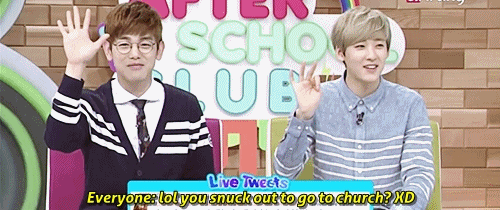 kebeans:  kevin being the badass he is snuck out to go to church 