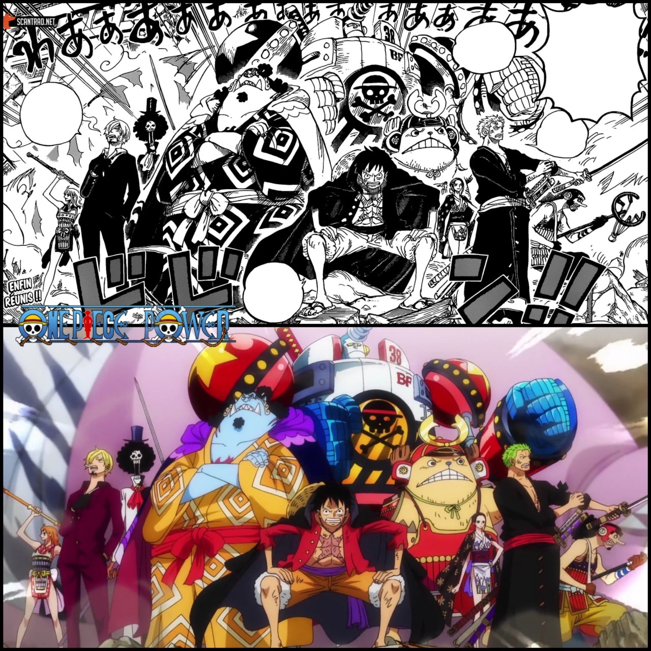 Episode 1000 vs Chapters 989-991