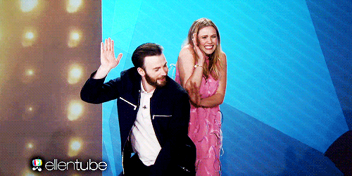 dailychrisevans:Last Dance with Chris Evans and Elizabeth Olsen