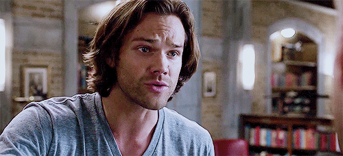 xcutepadaholic:the “I fucking care about you and this damn world” Sam Winchester face