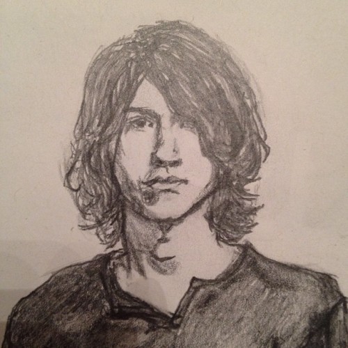 You can never look at my sketchbook because it’s all creepy photos of Alex Turner…