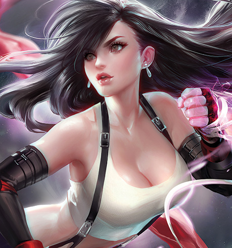 sakimichan:  tifa 