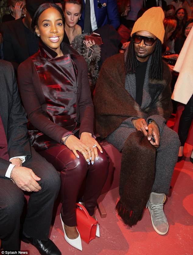 missladylove20:  Kelly Rowland sports form-fitting leather at the Akris Paris Fashion