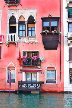 bluepueblo:  Balconies, Venice, Italy photo